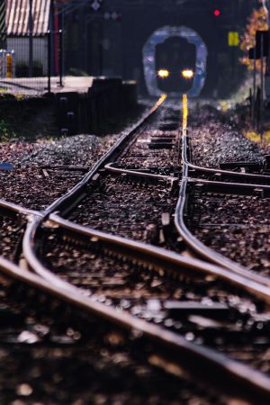 2018年　JPS展 入選　『レールに思い馳せる』